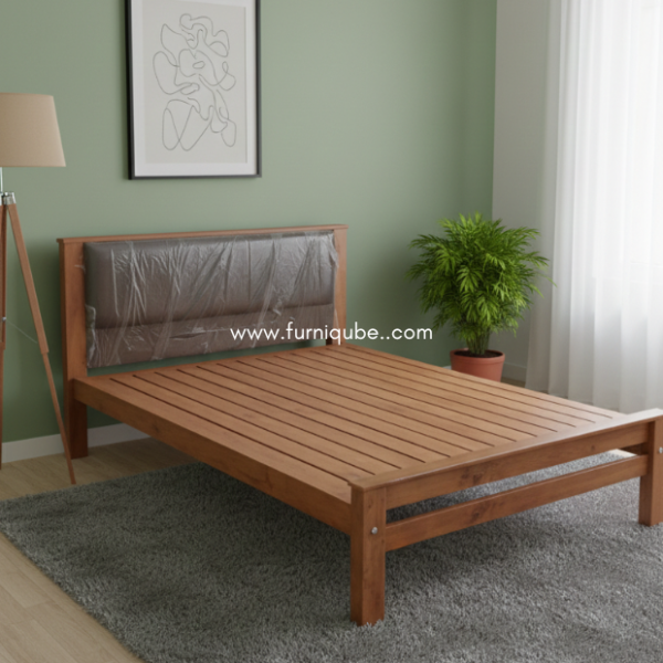 The Teak & Slate Bed