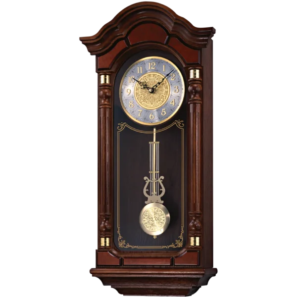 QXH004B Alder Wood Pendulum Clock